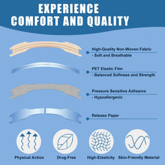 Tyelason nasal strips made with safe materials for comfortable wear