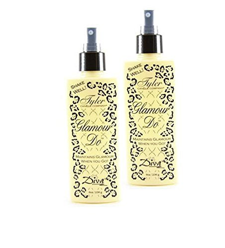 Tyler Diva Glamour Do Candle Spray spray bottle delivers ambient fragrance anywhere.