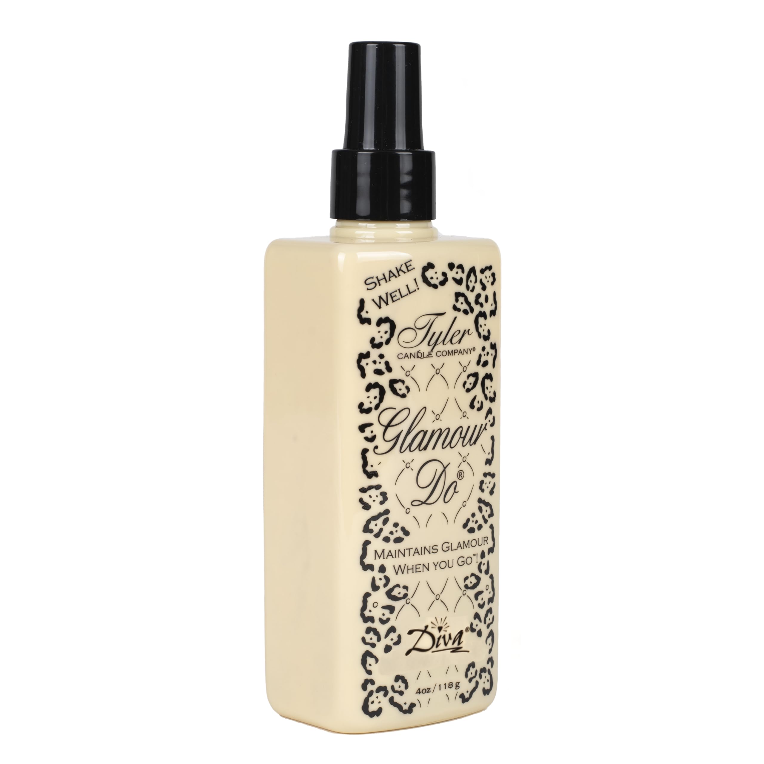 TYLER Diva Glamour Do mist close-up showcasing a luxurious fragrance.