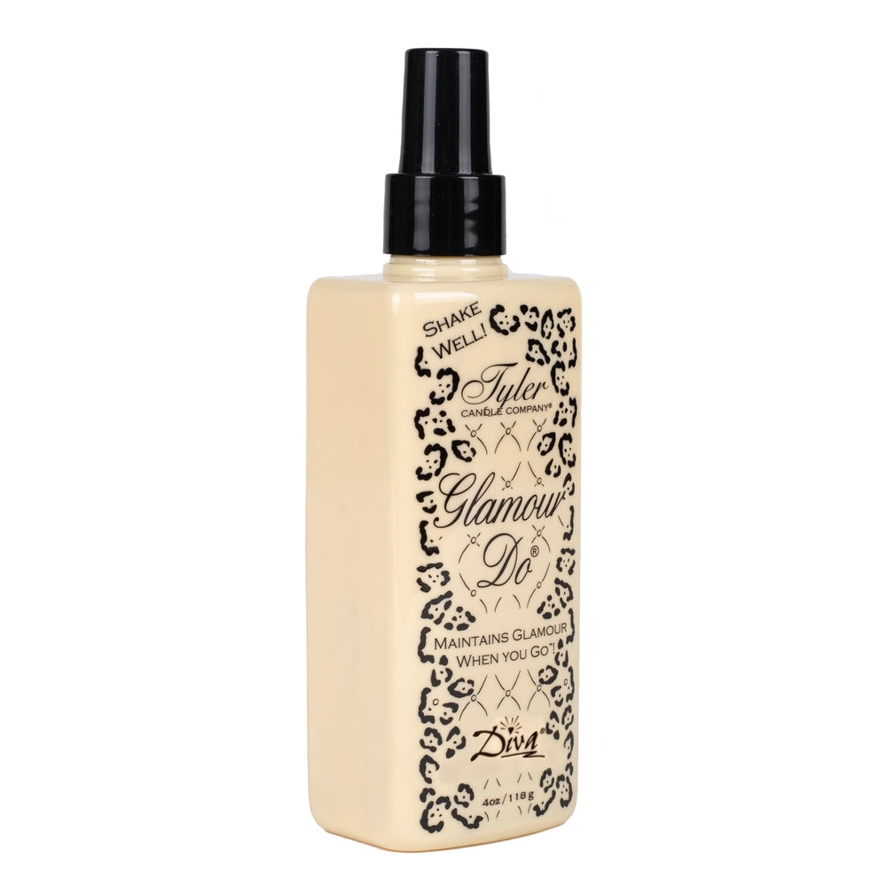 TYLER Diva Glamour Do mist close-up showcasing a luxurious fragrance.