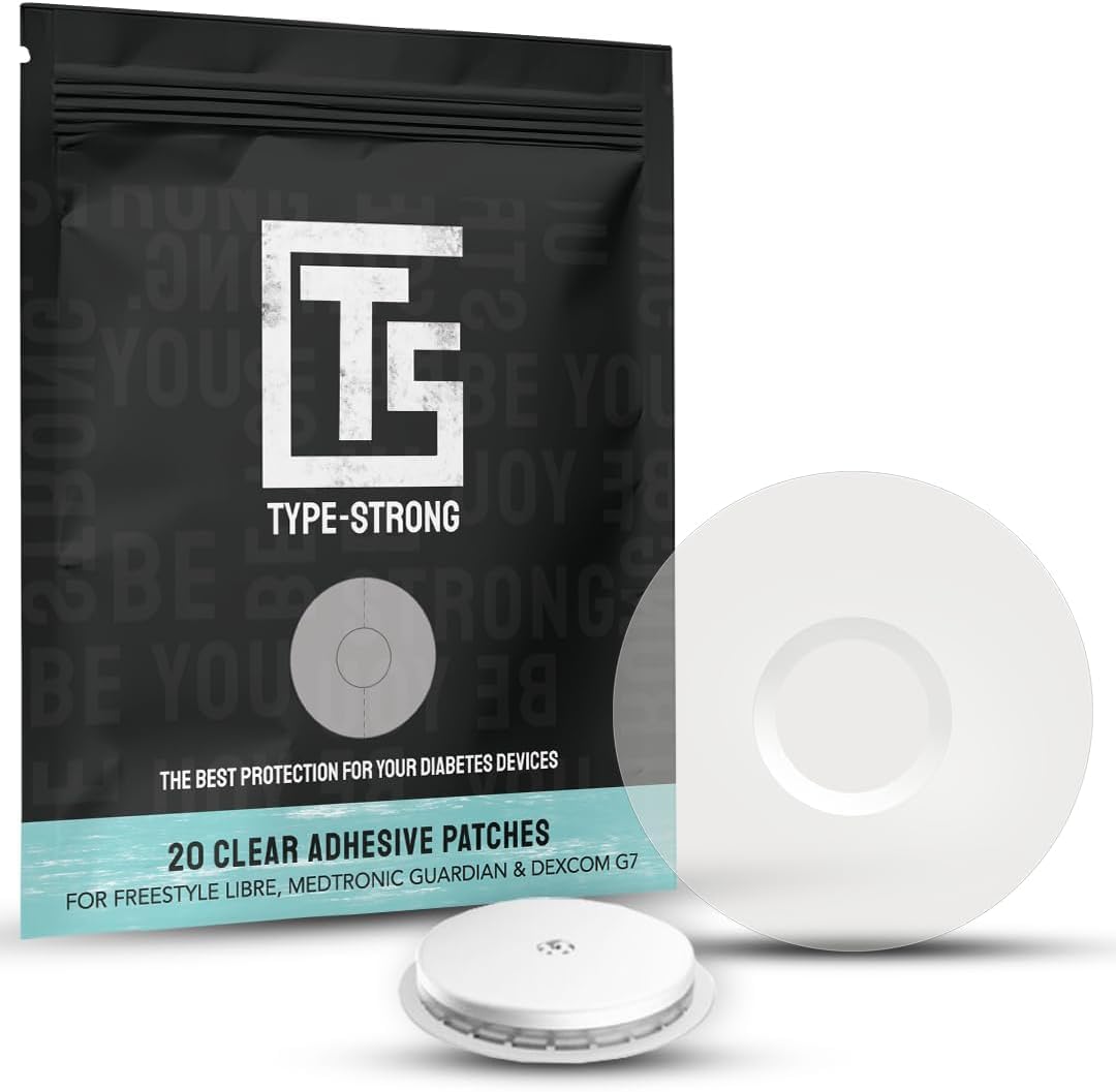 Type Strong Libre 3 cover on skin, angle view of skin-safe protection