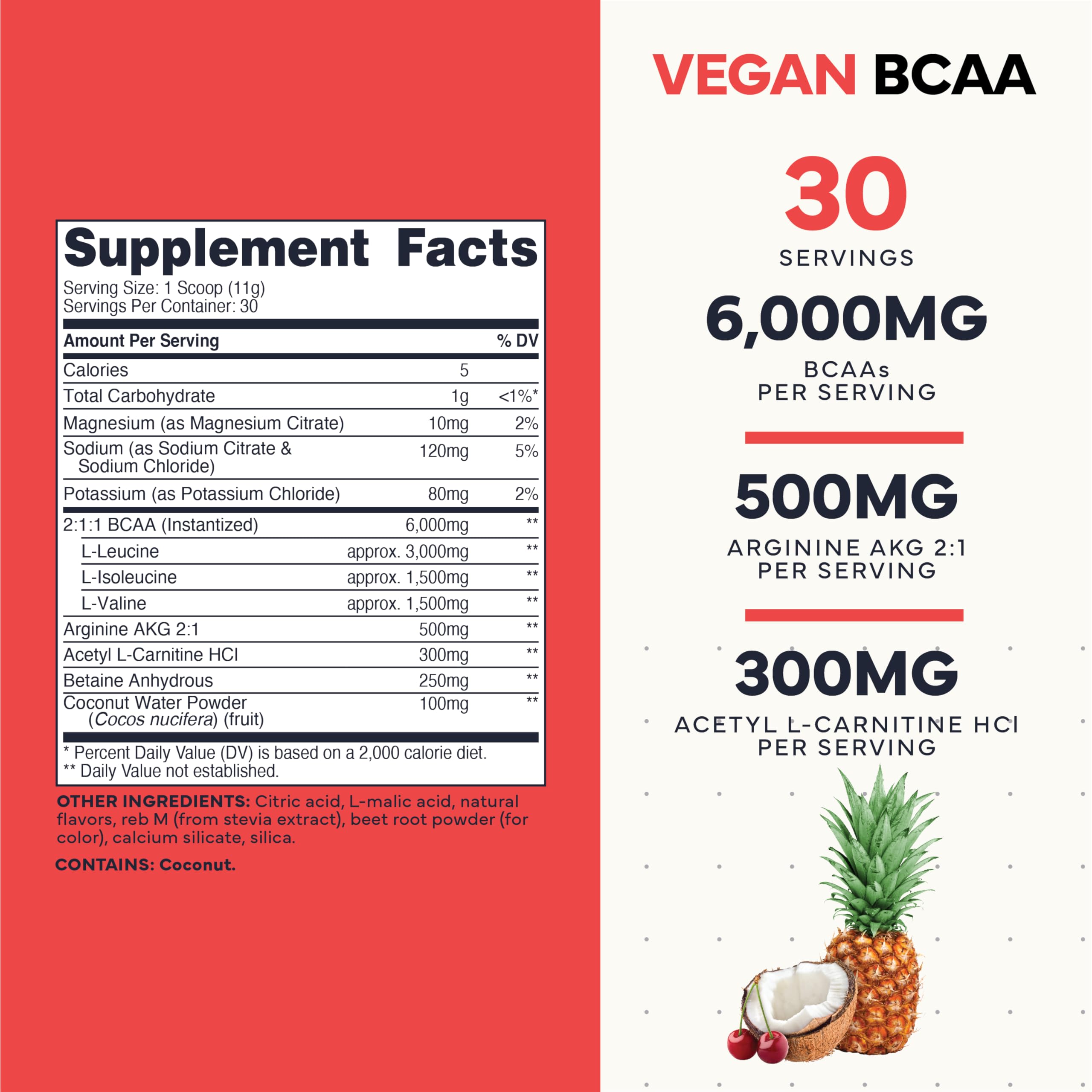 Type Zero Ultra Clean BCAA Tropical Fruit Punch scoop for quick mix