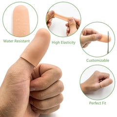 TYTDOUTER cobertor-dedo-gel-pulgar 02: alivio del roce al escribir o teclear.