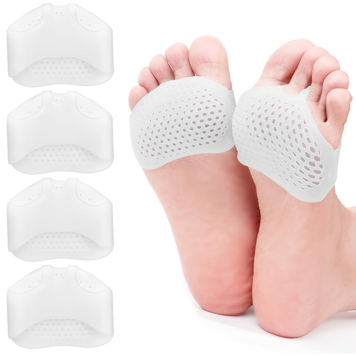 TYTDOUTER metatarsal pad inside shoe for discreet daily comfort.