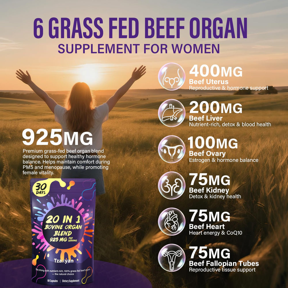 tzaxyan 20-in-1 maca-dim blend supports balanced mood and energy.
