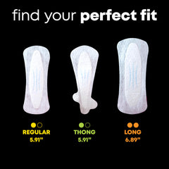 U by Kotex Balance daily liners ultra-thin material that flexes with you