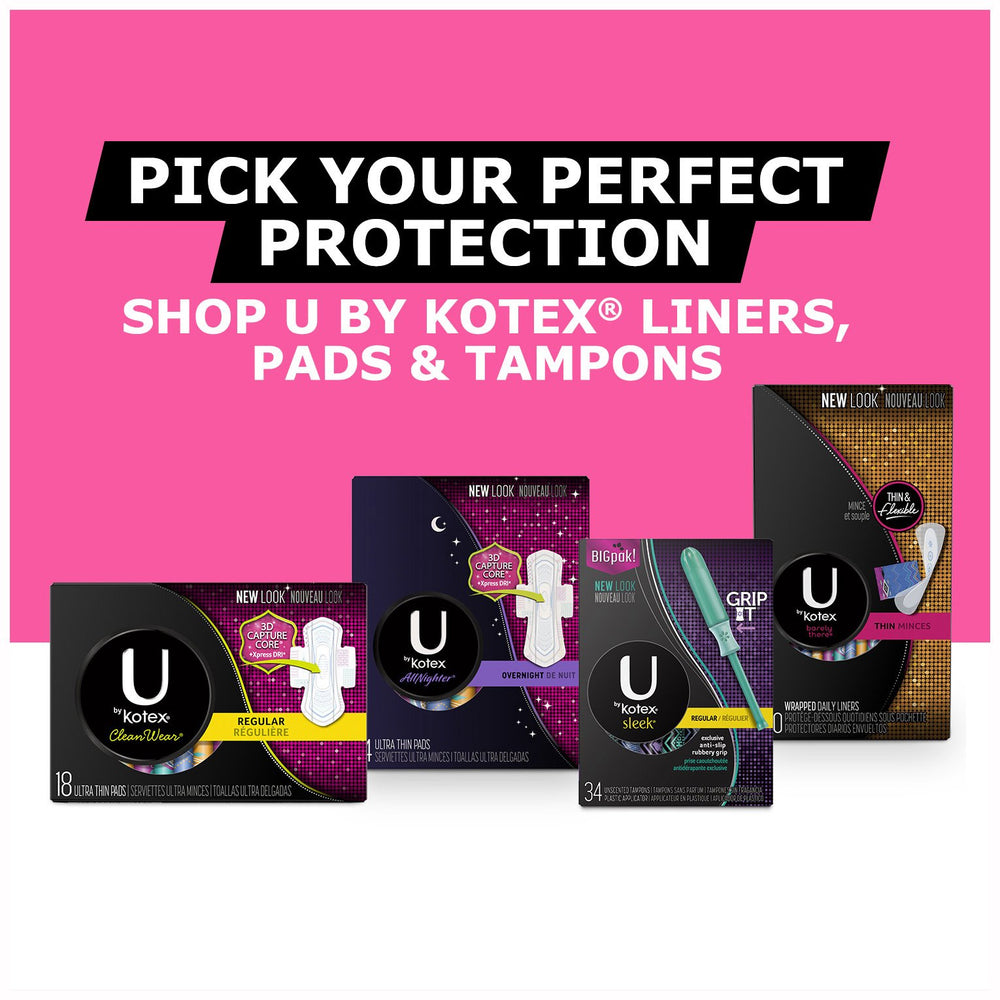 Latex-free design from U by Kotex Barely There for sensitive skin