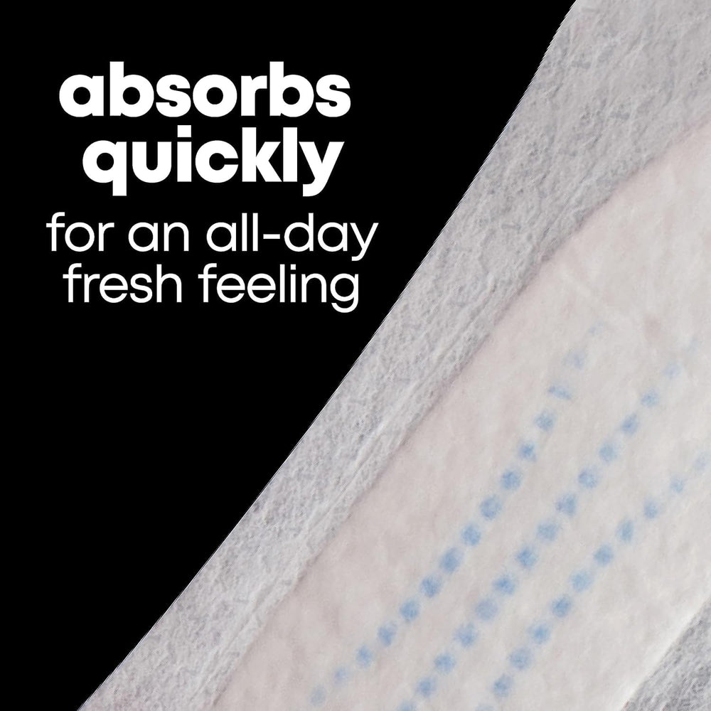 Packaging front of U by Kotex Barely There Thin Liners highlighting convenience in a five-pack.