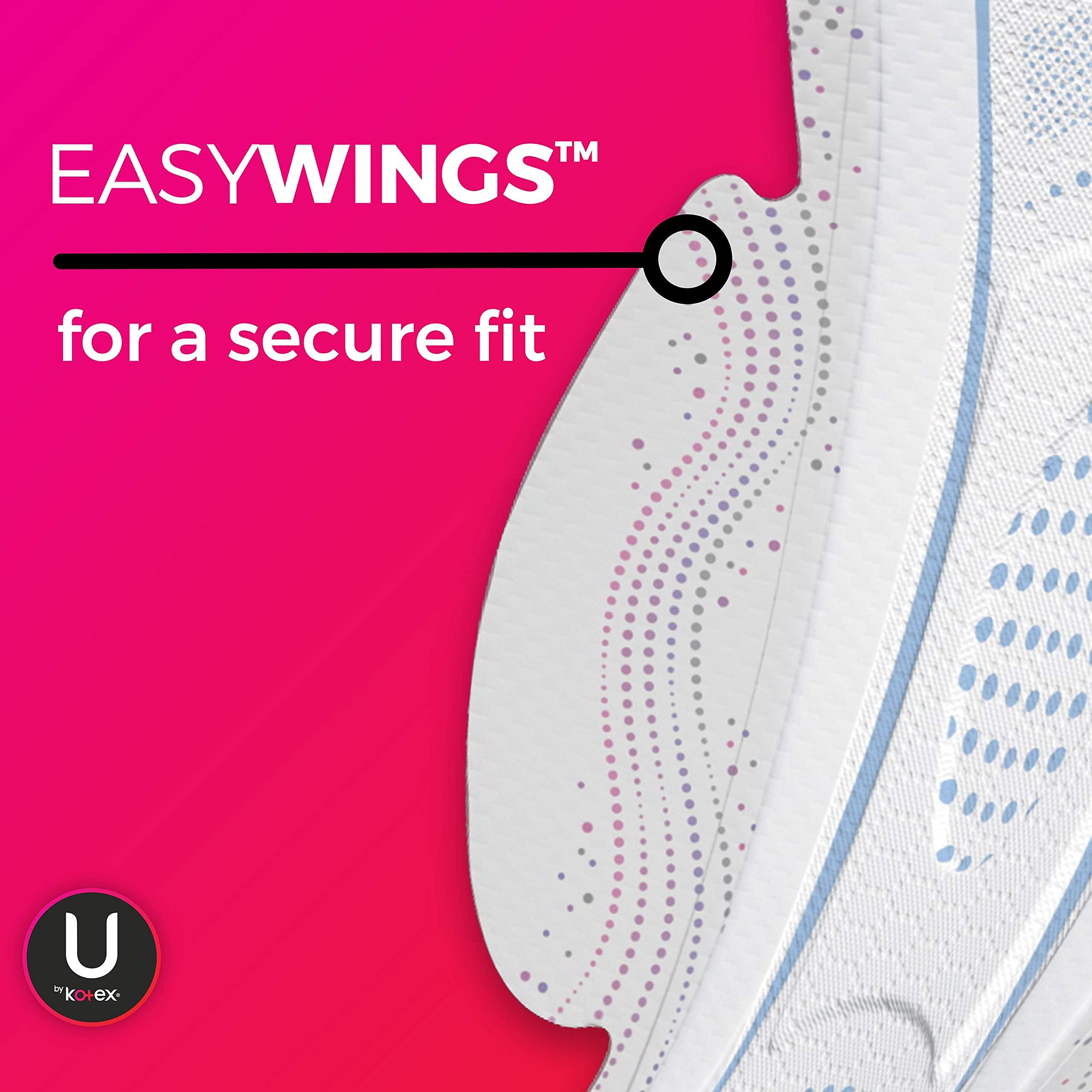 Fashion-pattern wrapper designs on U by Kotex pads