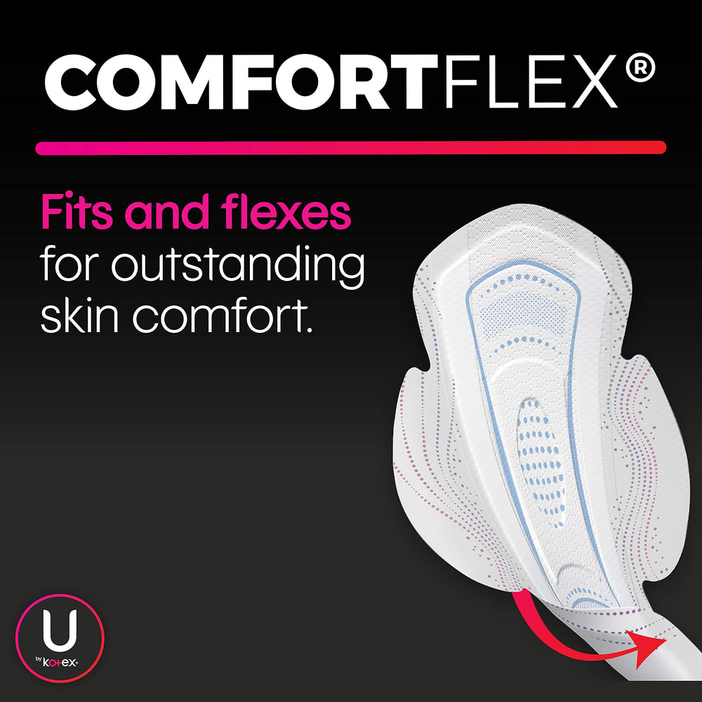 U by Kotex Ultra Thin pad with discreet profile for everyday use