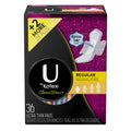 U by Kotex CleanWear Ultra Thin Pads with Wings, Regular – 36 Count