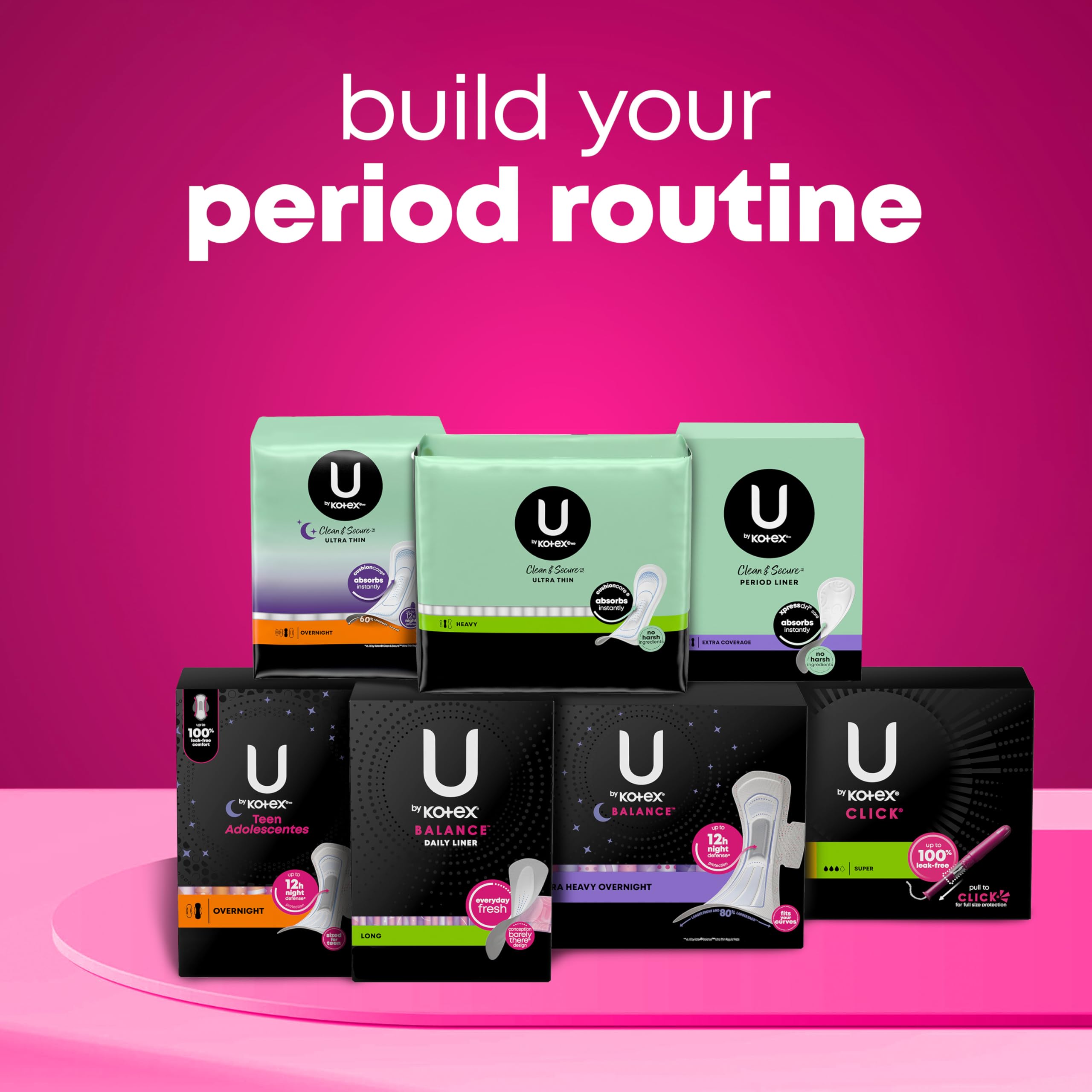 U by Kotex Click tampons are FSA HSA HRA eligible in the U.S.