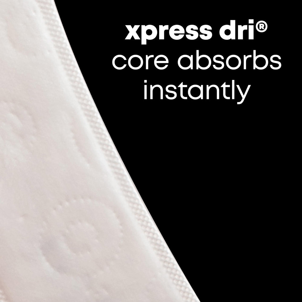 Hypoallergenic and dermatologist-tested U by Kotex liner for sensitive skin