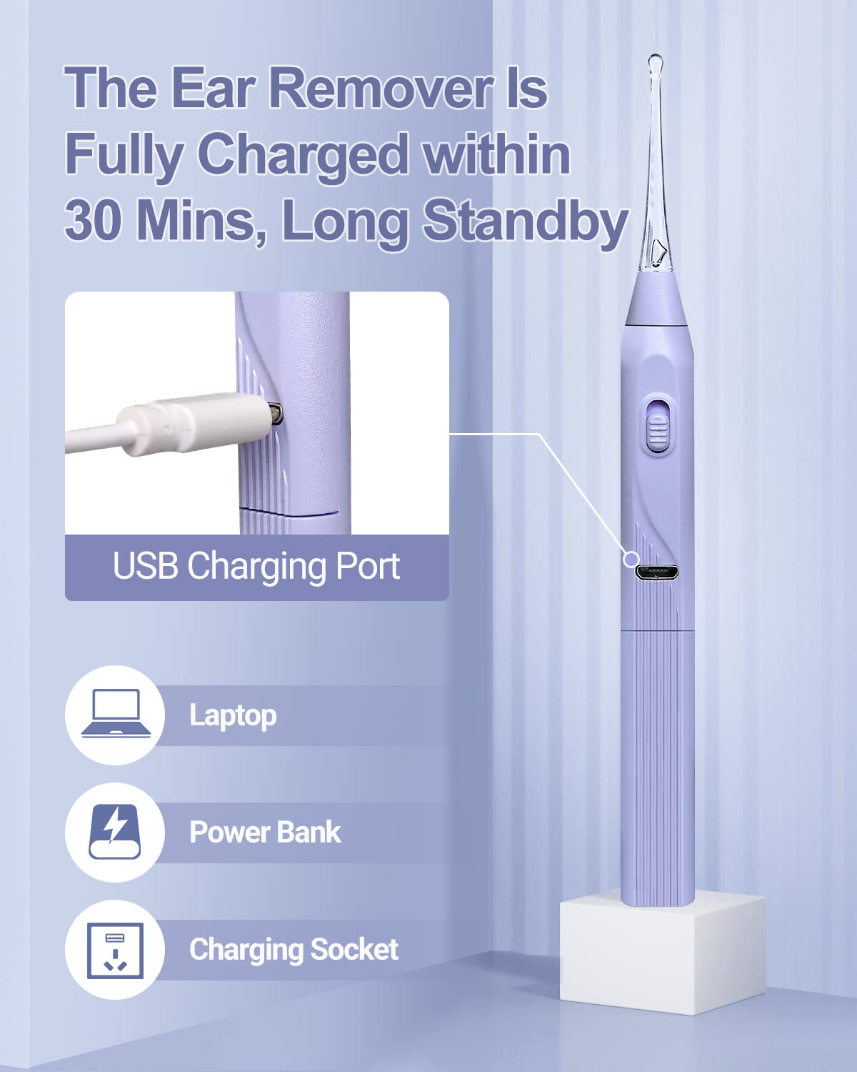 UANRNA charging cable included for convenient recharging at home.