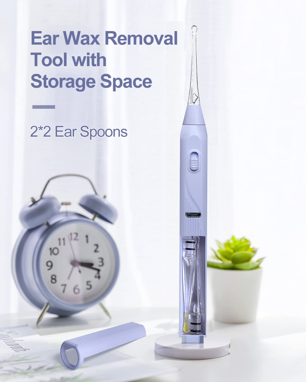 UANRNA storage box keeps ear-cleaning tools organized at home or travel.