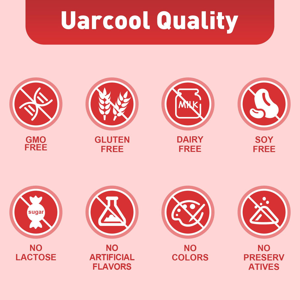 Uarcool Fisetin bottle on desk with clean lifestyle setup