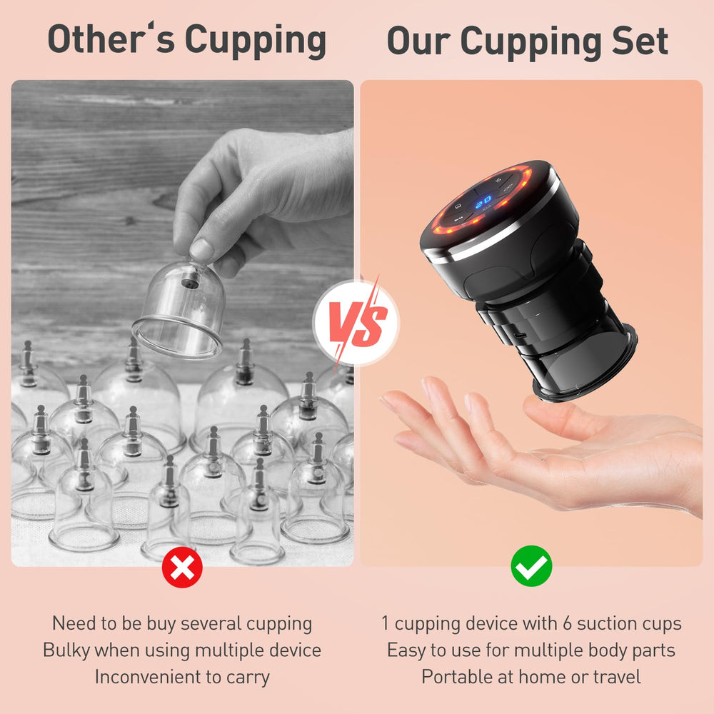 UBALANCE cupping contents and packaging ready to unfold at home.
