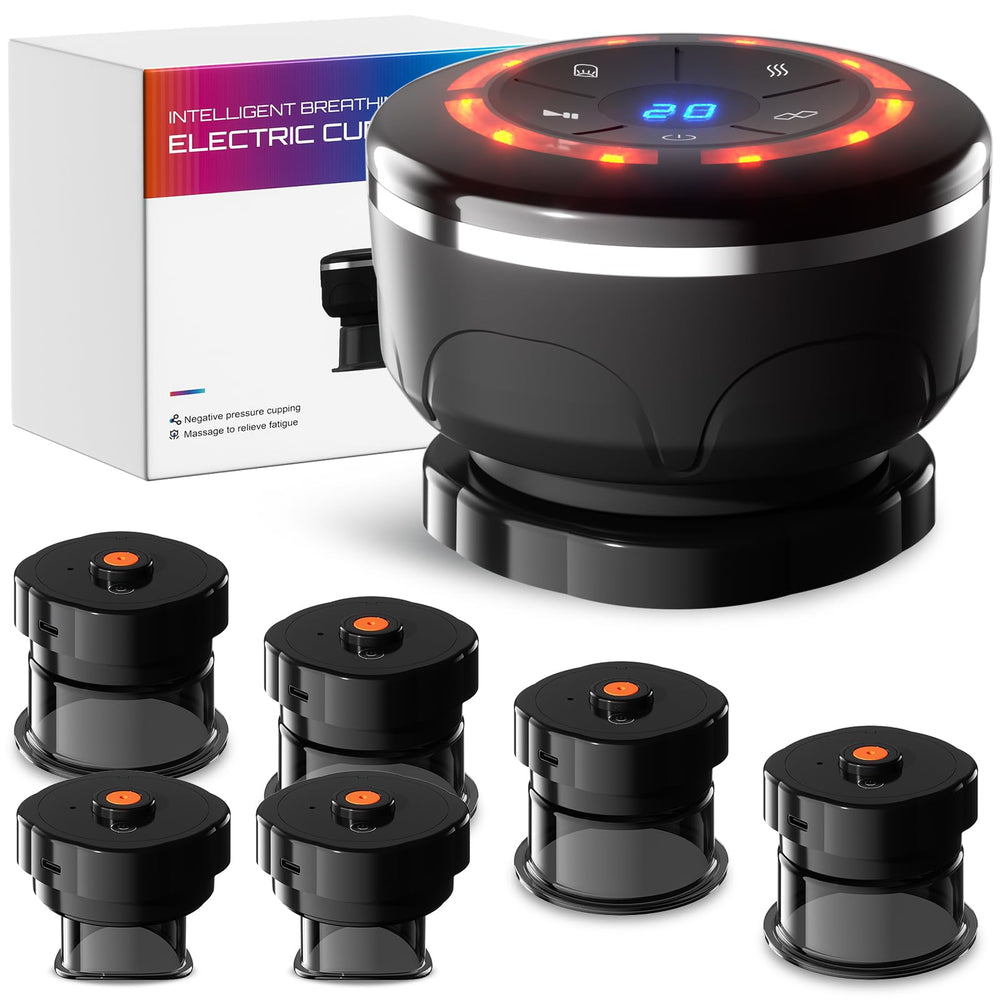 UBALANCE cupping kit front view for easy home use and quick relief.