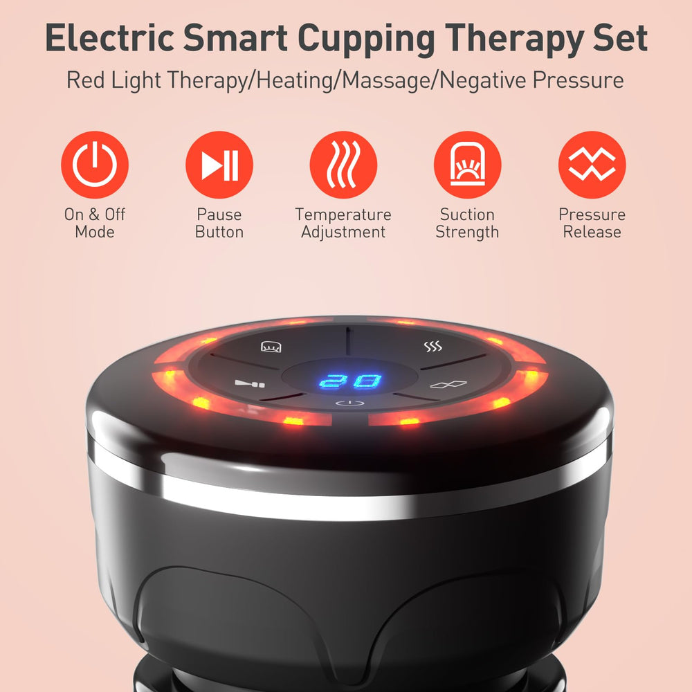 UBALANCE electric smart cupping device in action supports adjustable therapy.