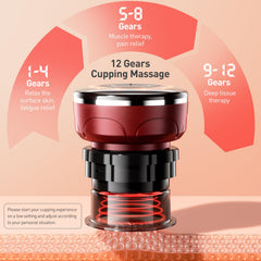 UBALANCE Smart Cupping LED indicator display for charging status
