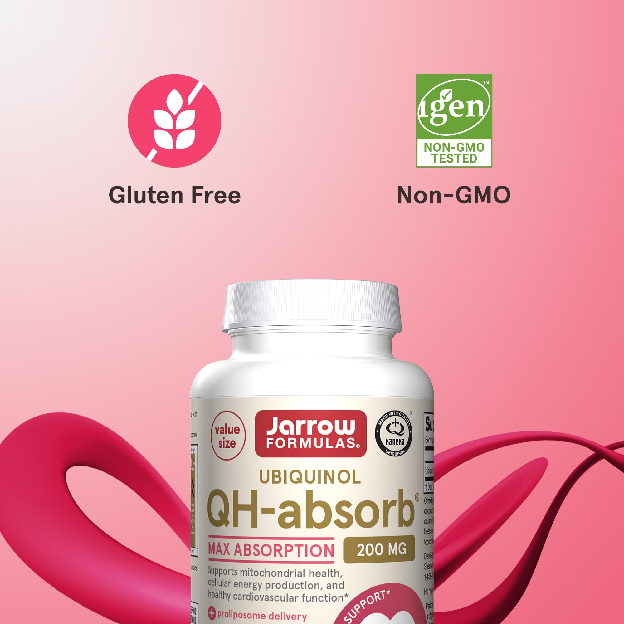 Ubiquinol better absorption comparison from Jarrow Formulas.