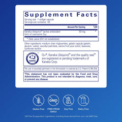 Pure Encapsulations Ubiquinol-QH softgels close-up for cardiovascular support