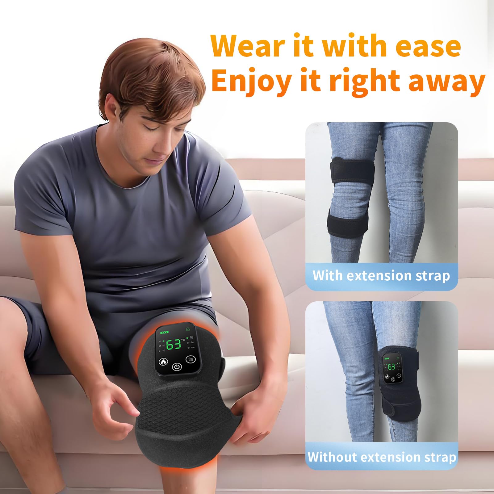 UBMRK 4000mAh battery supports up to 150 minutes of cordless therapy.