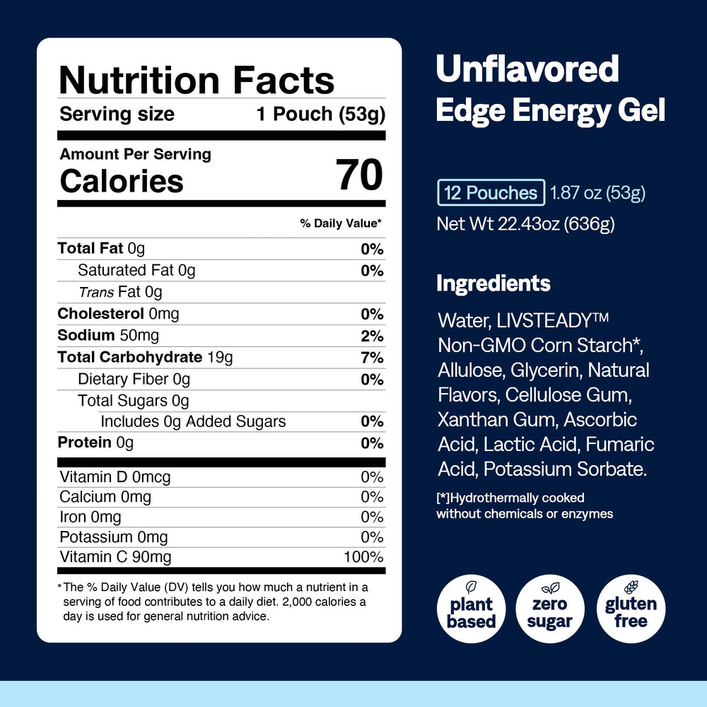 UCAN Edge energy gel in gym workout setting for quick fueling