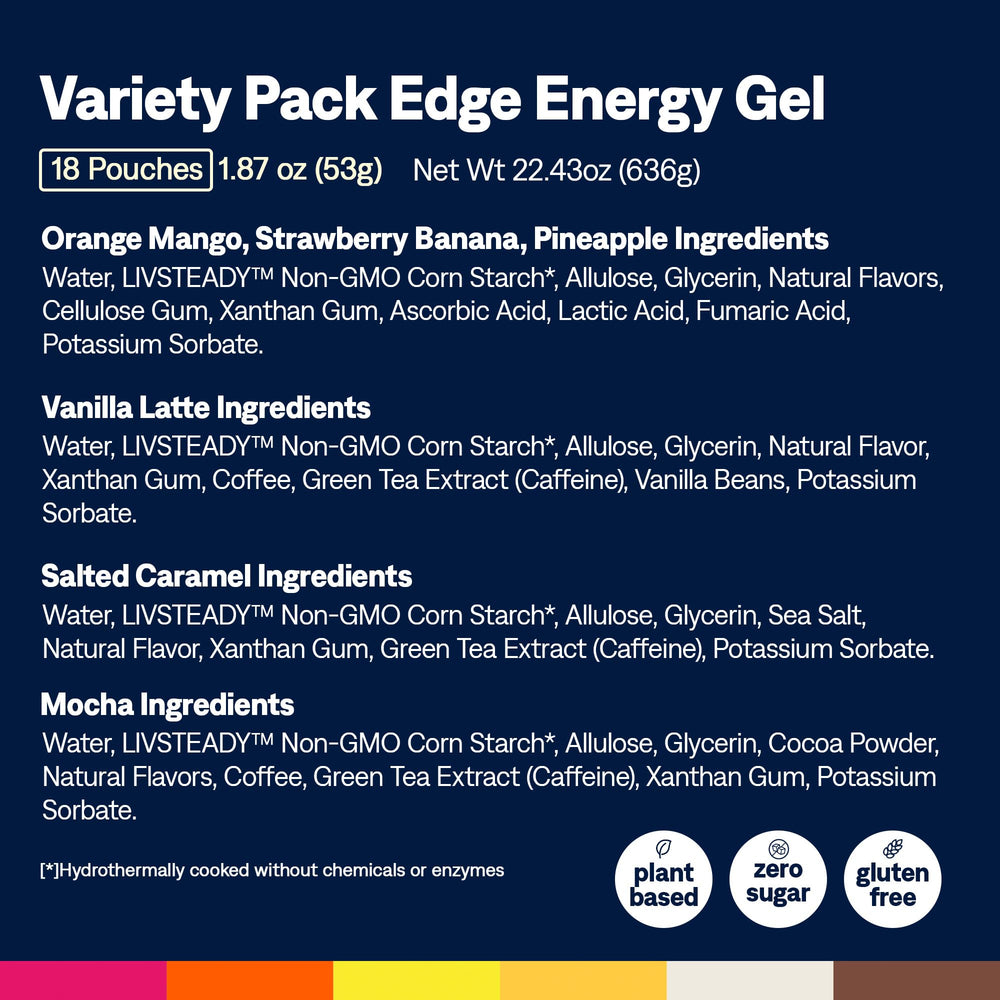 UCAN Edge energy gel shot on a bike ride for portable performance support