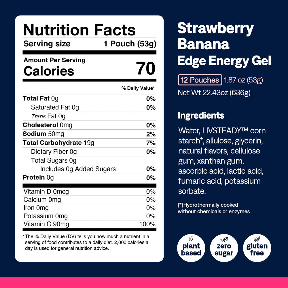 During training, UCAN Edge is used intra-workout for sustained energy.