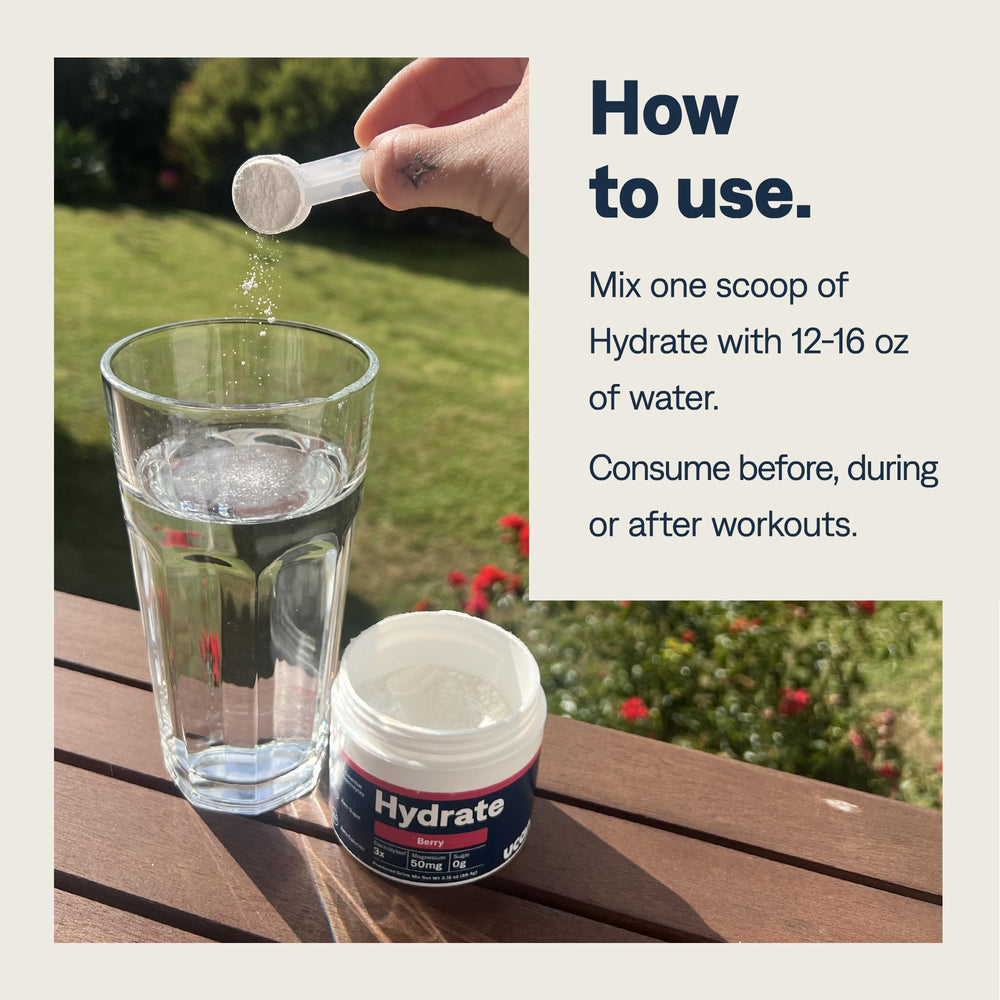 UCAN Hydrate serving scoop with pineapple flavor for fast hydration