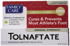 UEC Tolnaftate Cream 1oz tubes for fast relief of itching and burning.