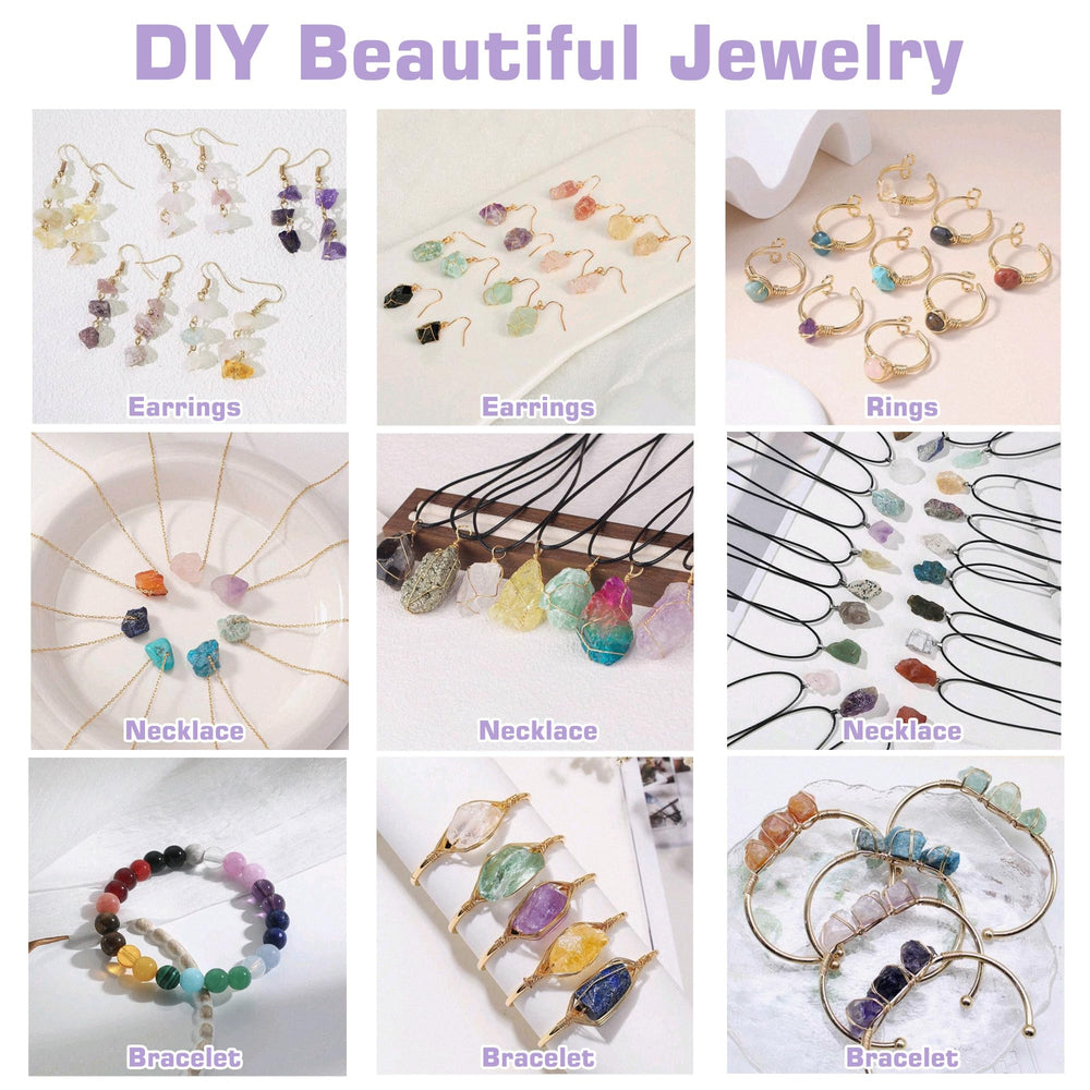 UFEEL unpolished stones ideal for jewelry making and decorative arrangements