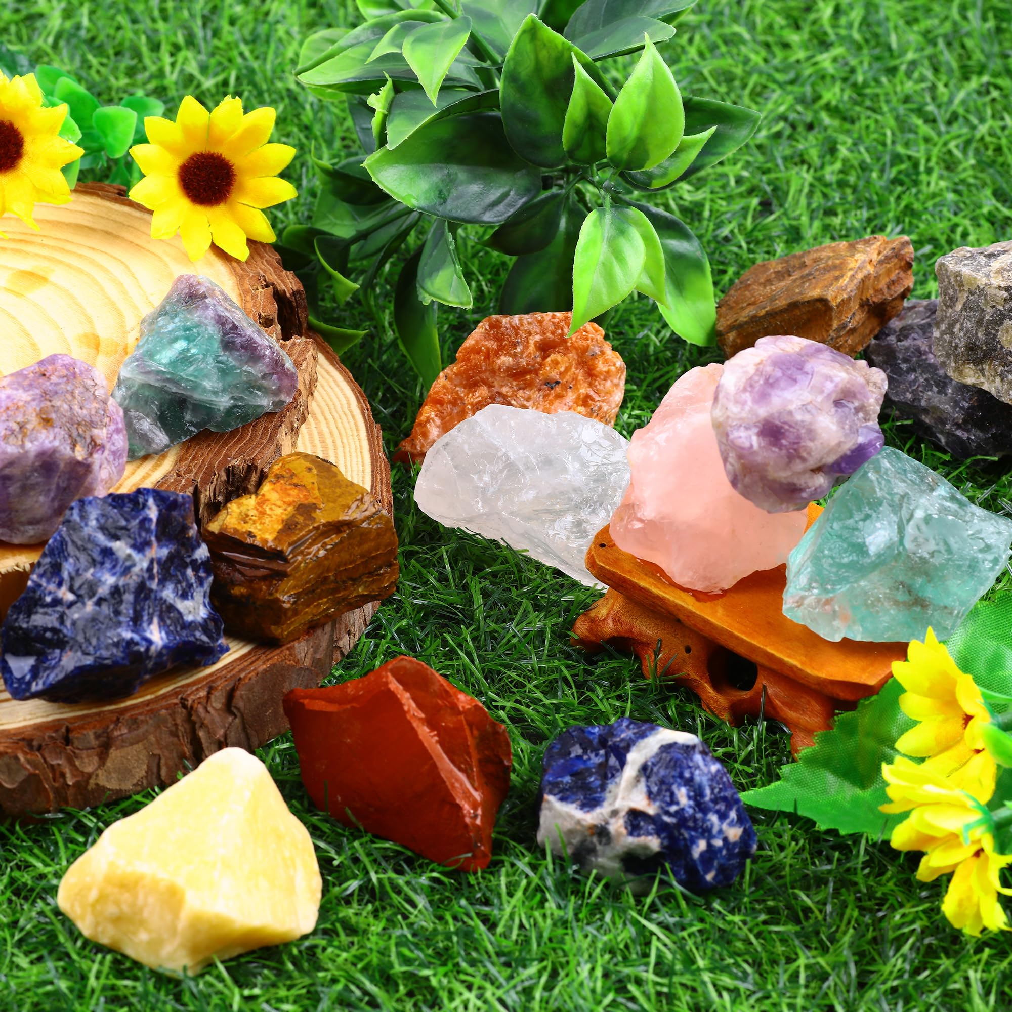 UFEEL rough stone mix various sizes ready for decorative displays and crafts