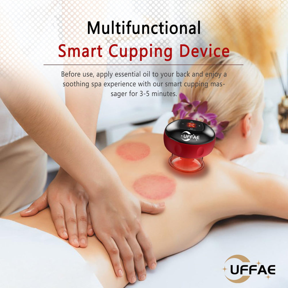 UFFAE treatment applied to waist shoulders back for targeted relief