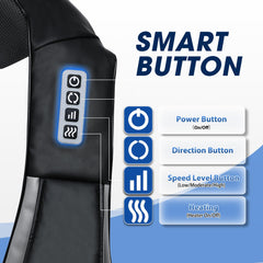 UFFAE back massage focus targets upper back muscles for comfort.