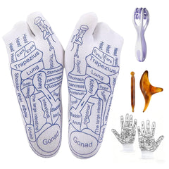 Ugwfit-vah reflexology socks with dense stimulation points for targeted foot care.