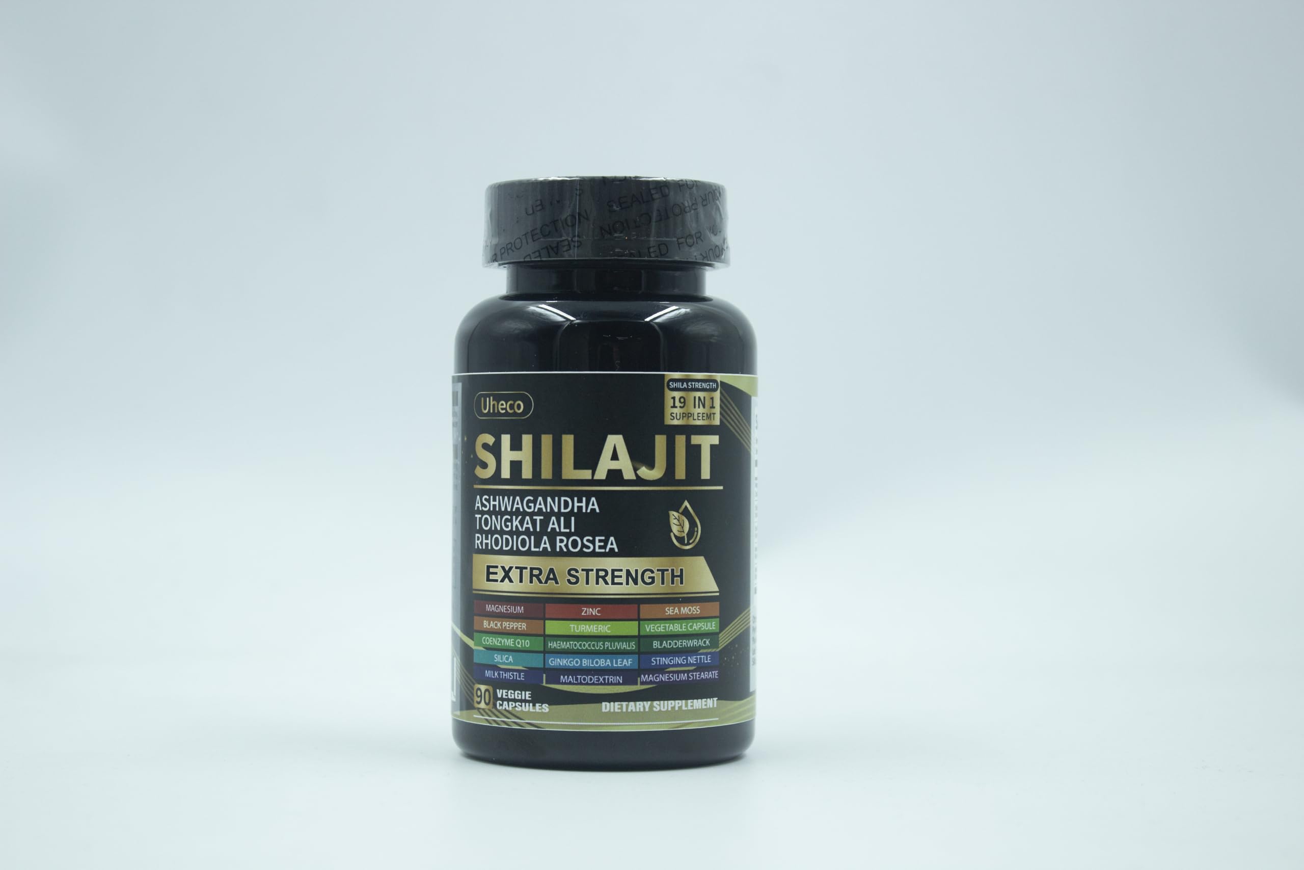 Uheco Shilajit 19-in-1 formula capsules for comprehensive support