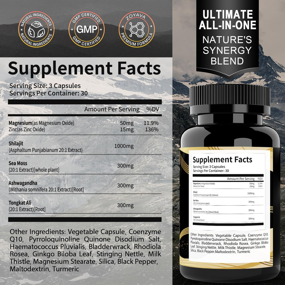 Uheco Shilajit ashkwa ndha capsules for balance