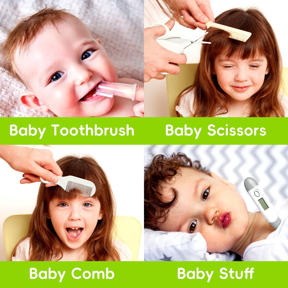 UHFi cepillo de dedo bebé, higiene bucal suave para encías delicadas.