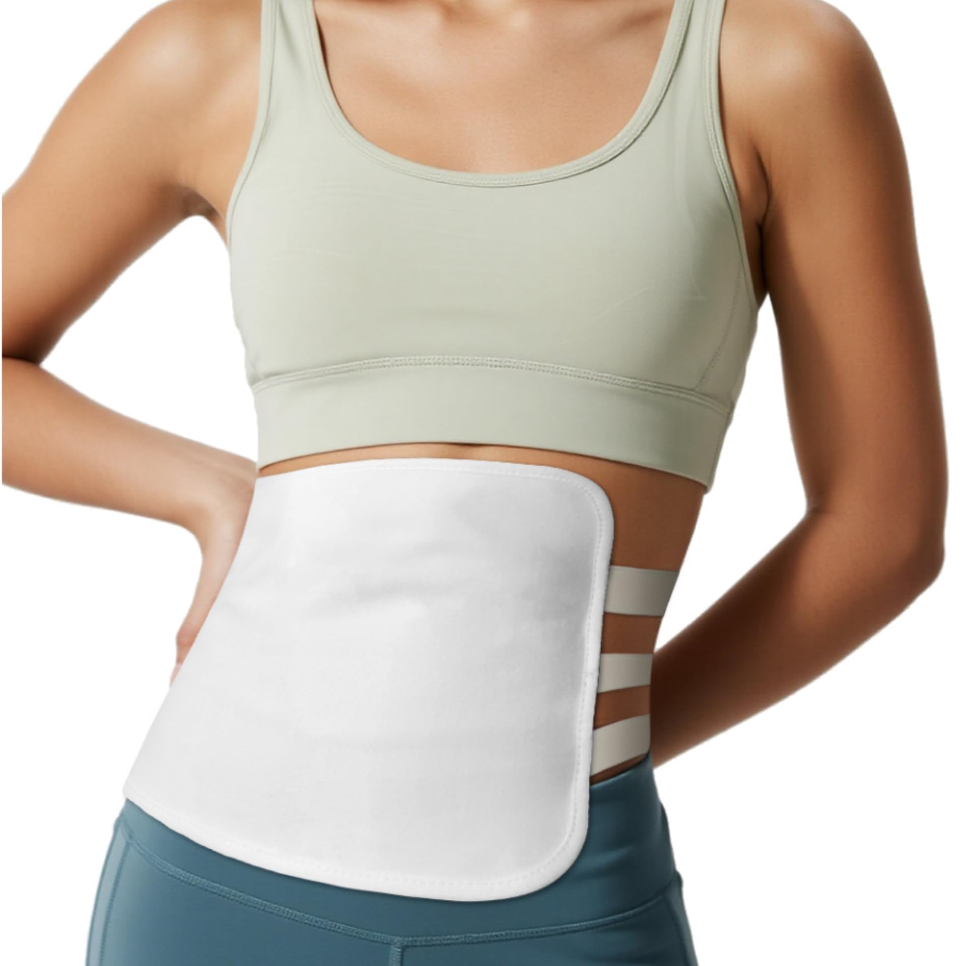 Uiheex castor oil pack wrap leak-proof design for mess-free application