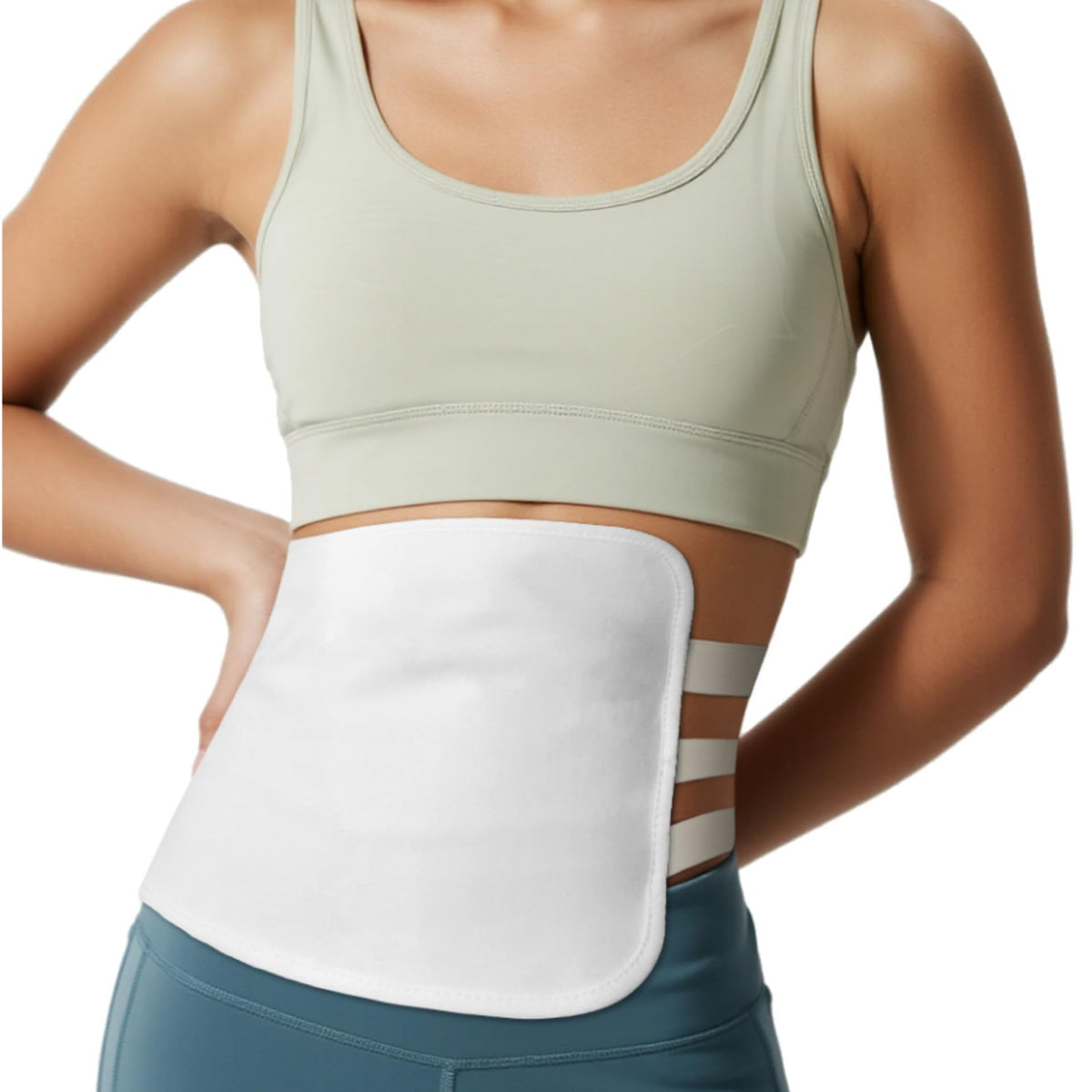 Uiheex castor oil pack wrap leak-proof design for mess-free application