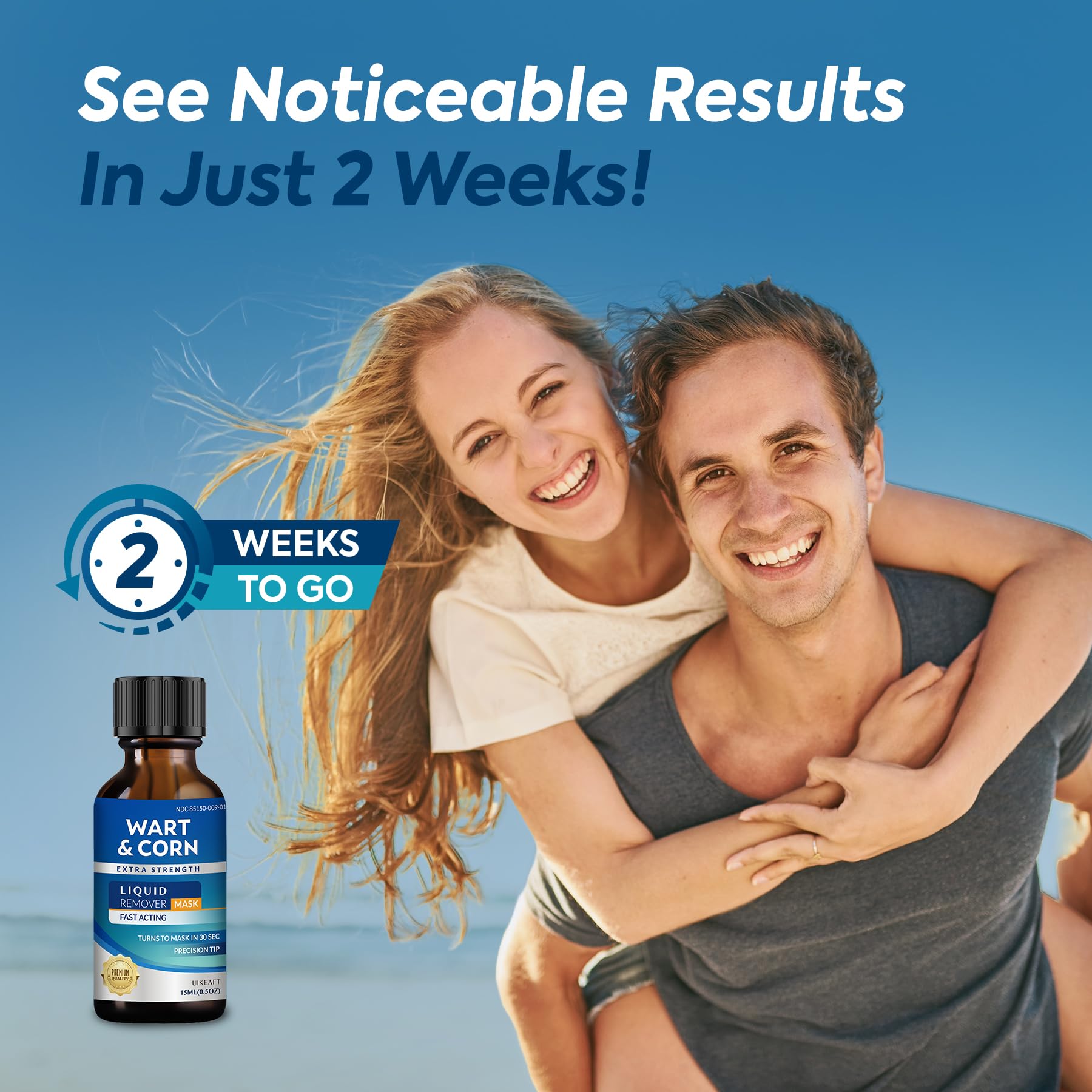 uikeaft plantar wart remover focuses on plantar wart areas.
