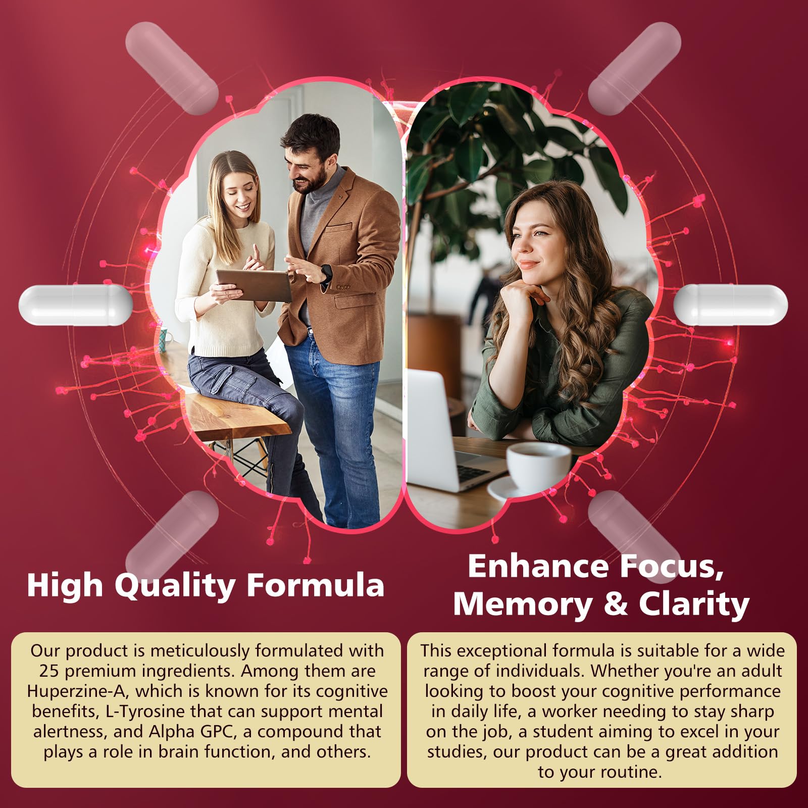 UIMISX GMP certification stamp signals tested, safe nootropic formula.