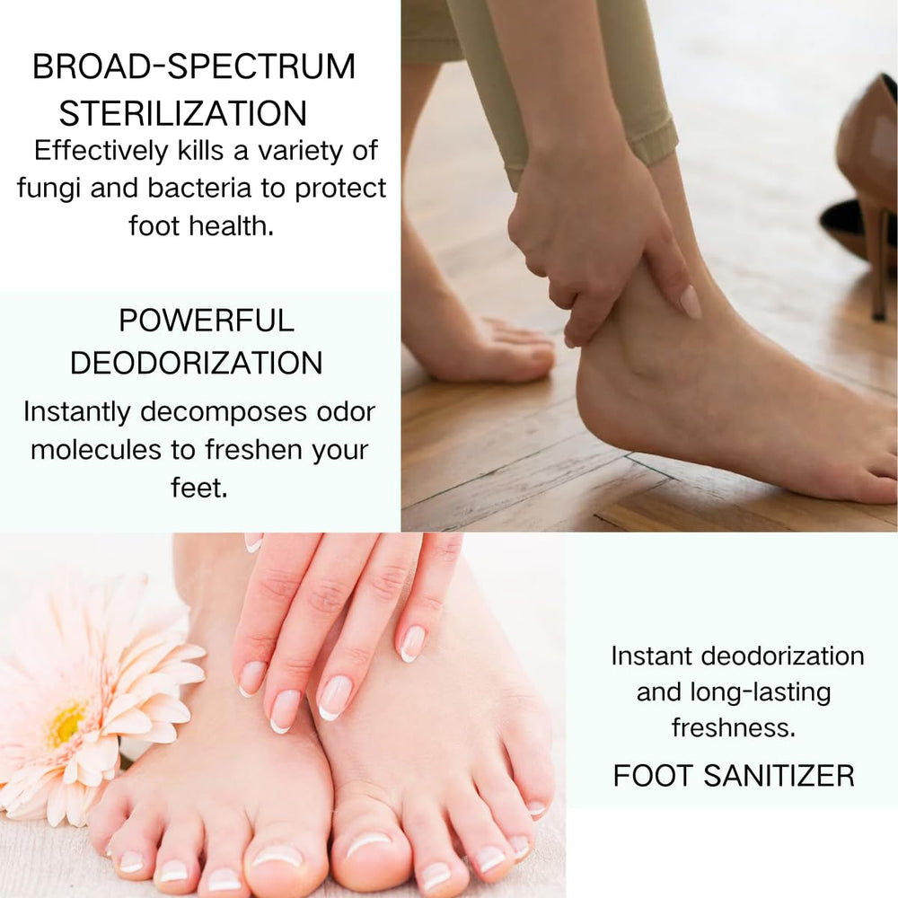 Uioecn Compact Foot Spray ideal for travel and daily carry