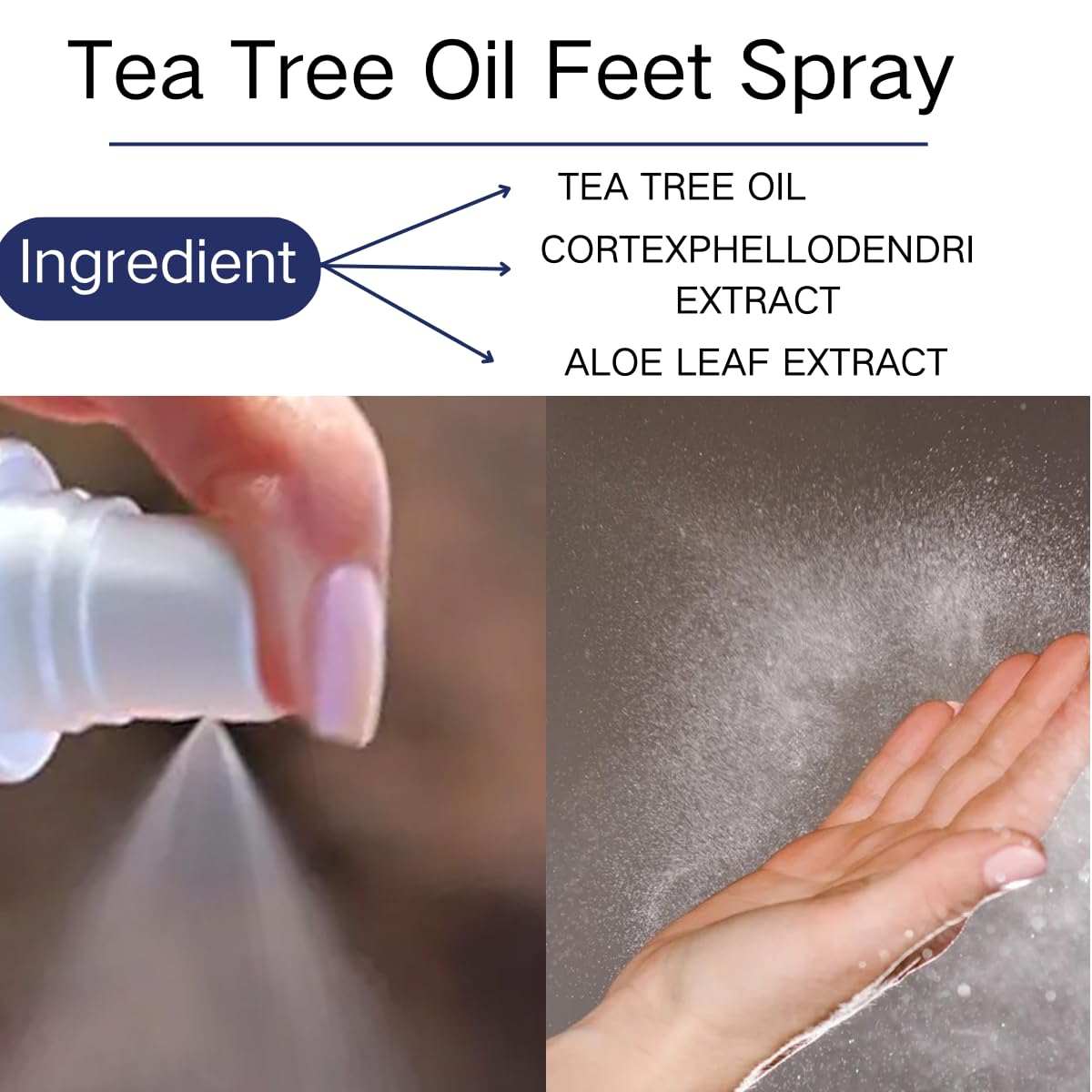 Uioecn Foot Spray delivers long lasting freshness and odor control