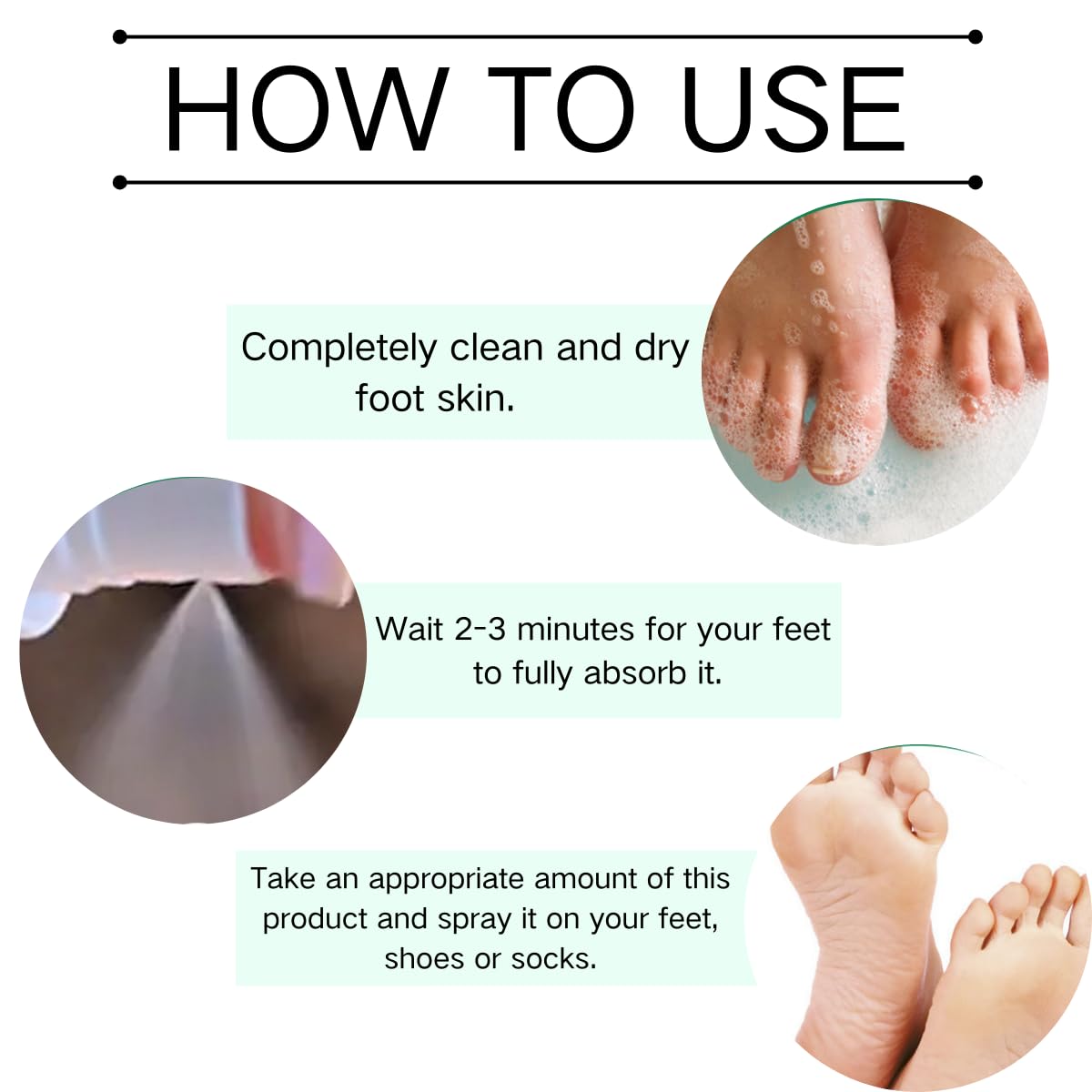 Uioecn Tea Tree Foot Spray supports routine foot and nail care