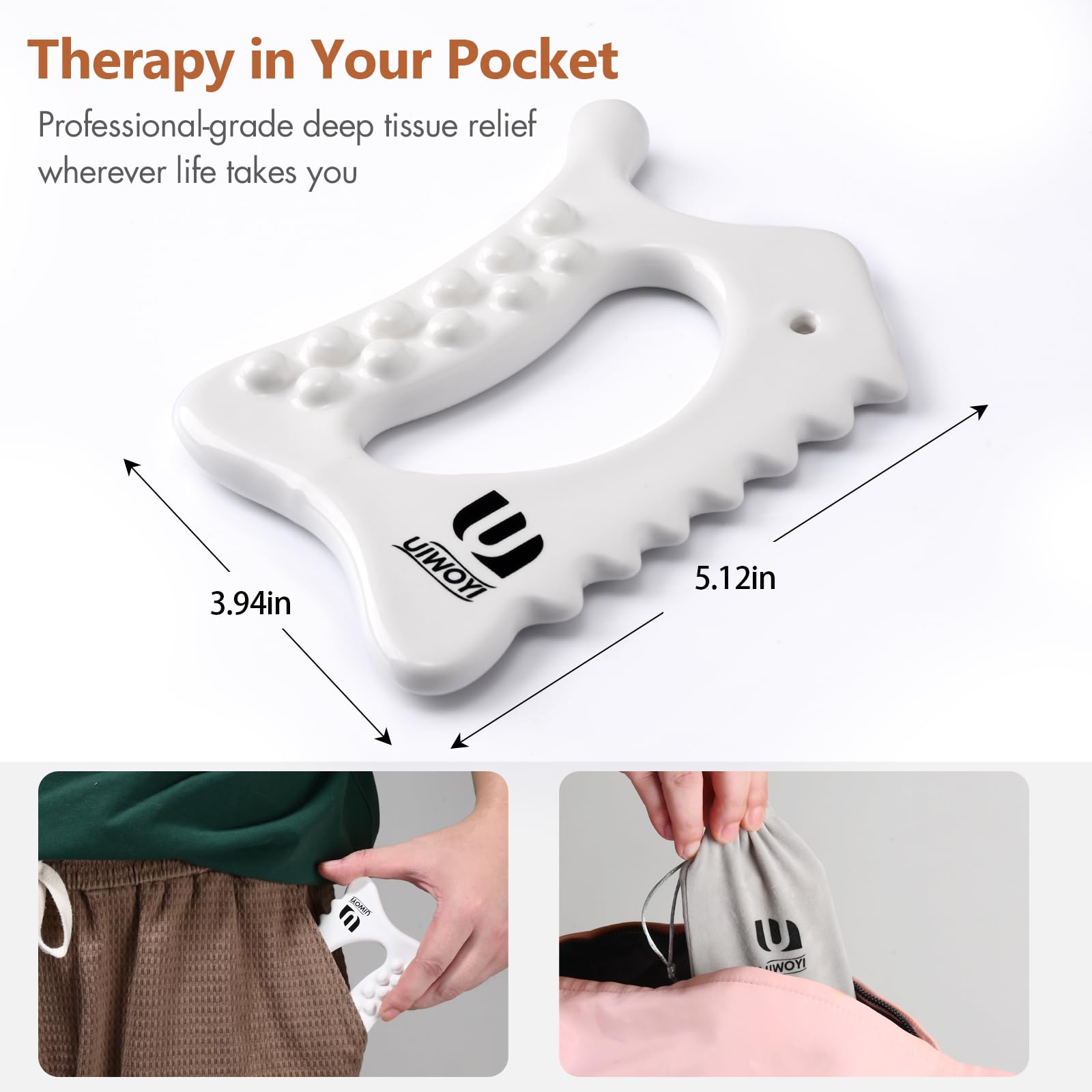 UIWOYI body massage tool delivers a relaxing at-home spa feel