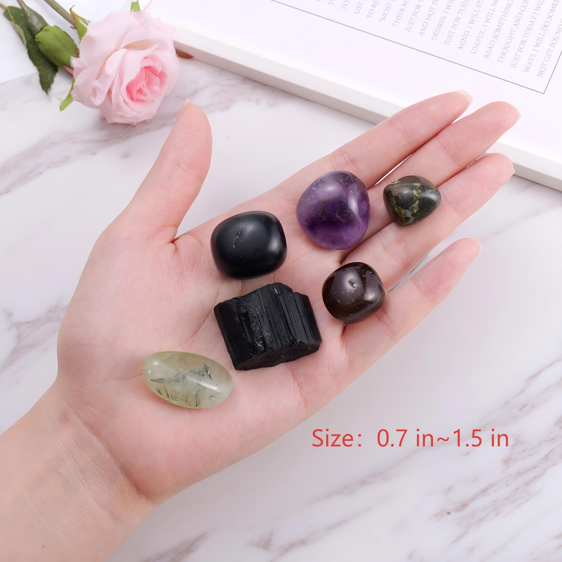 Ukodnus Protection Crystal Set featuring smoky quartz clears energy and anchors intentions.