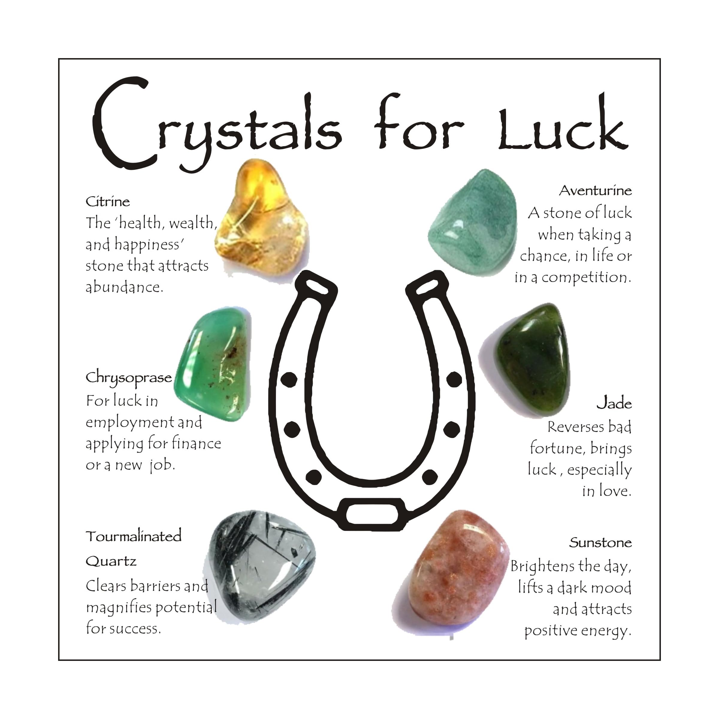 Ukodnus conjunto de cristales de la suerte con Citrino para atraer energía positiva.